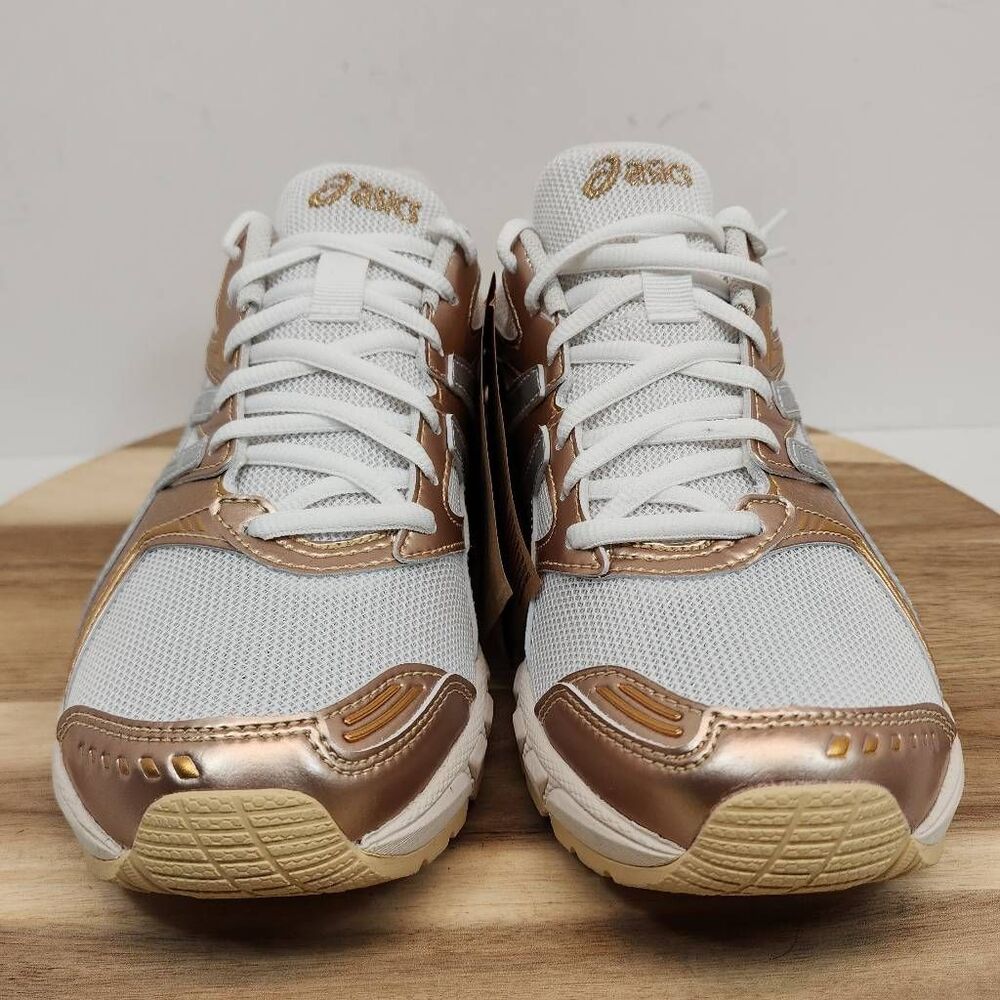Asics GEL-DS TRAINER 14 Women's Size 7 Gold White Creme - Picture 2 of 9